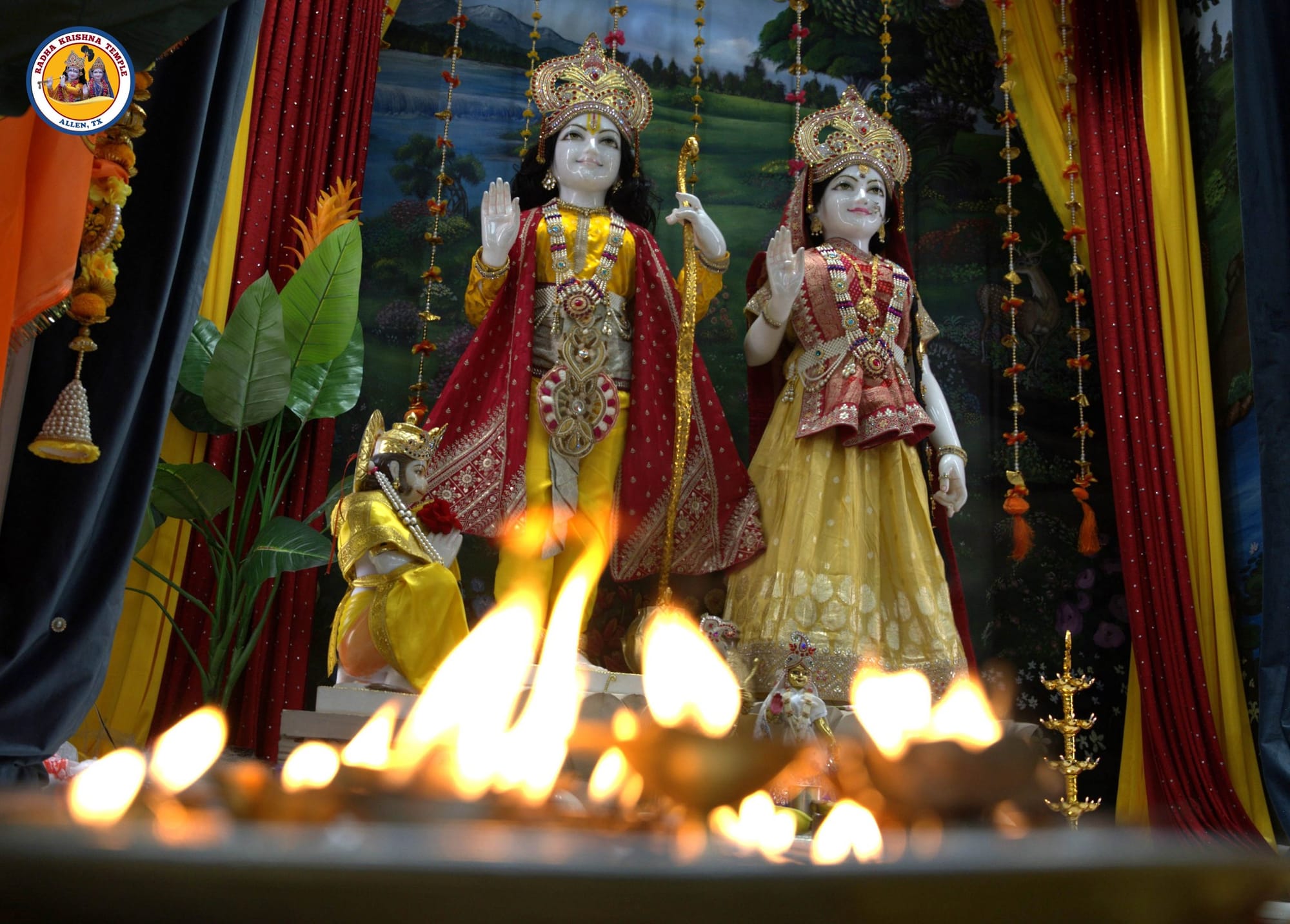 Diwali 2024: Celebrations at Radha Krishna Temple