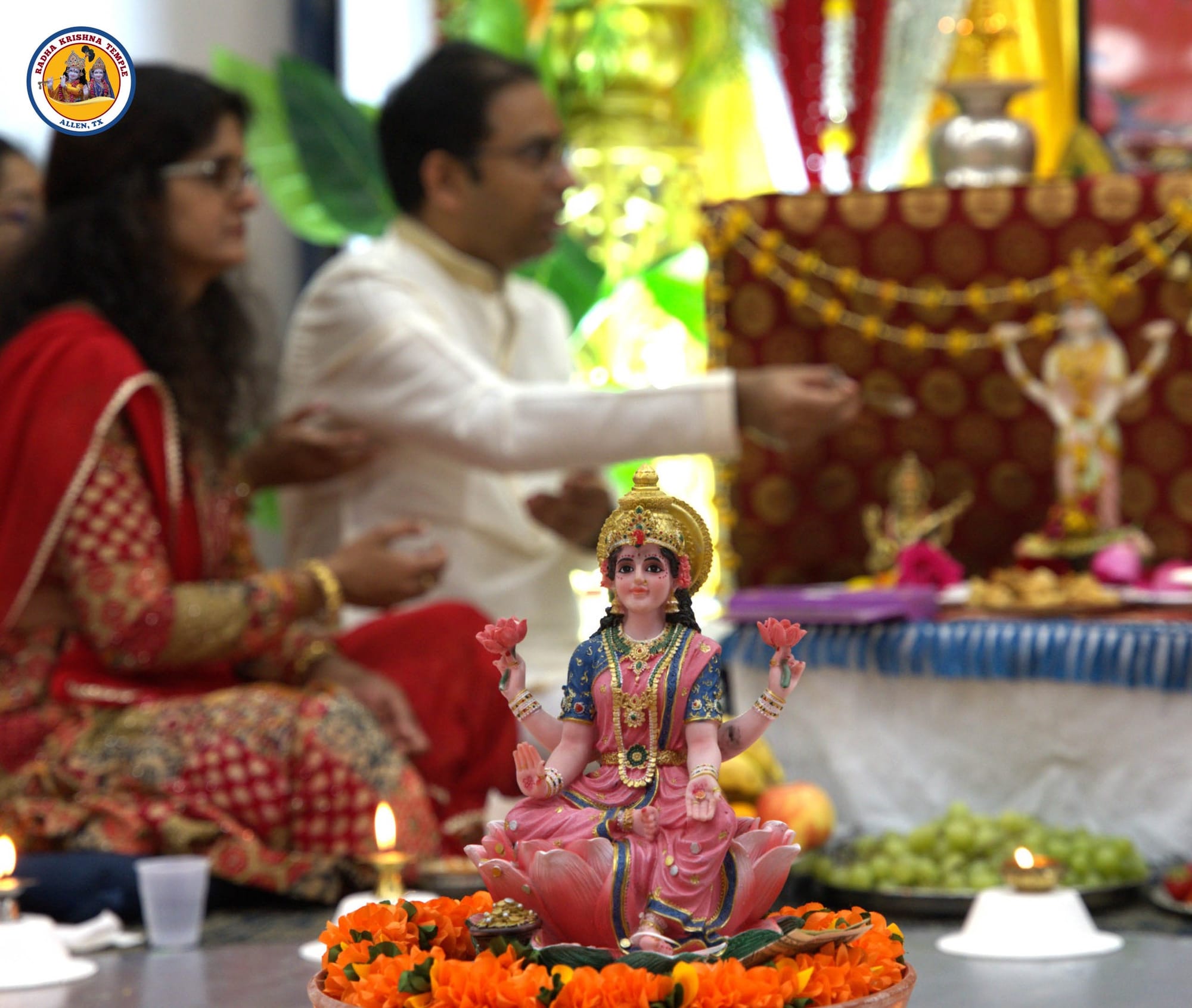 Diwali 2024: Celebrations at Radha Krishna Temple