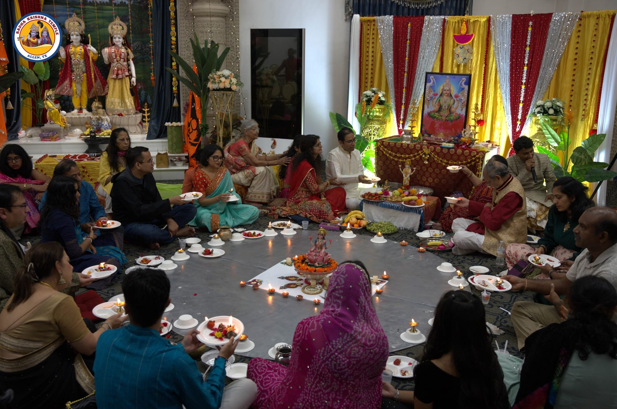 Diwali 2024: Celebrations at Radha Krishna Temple