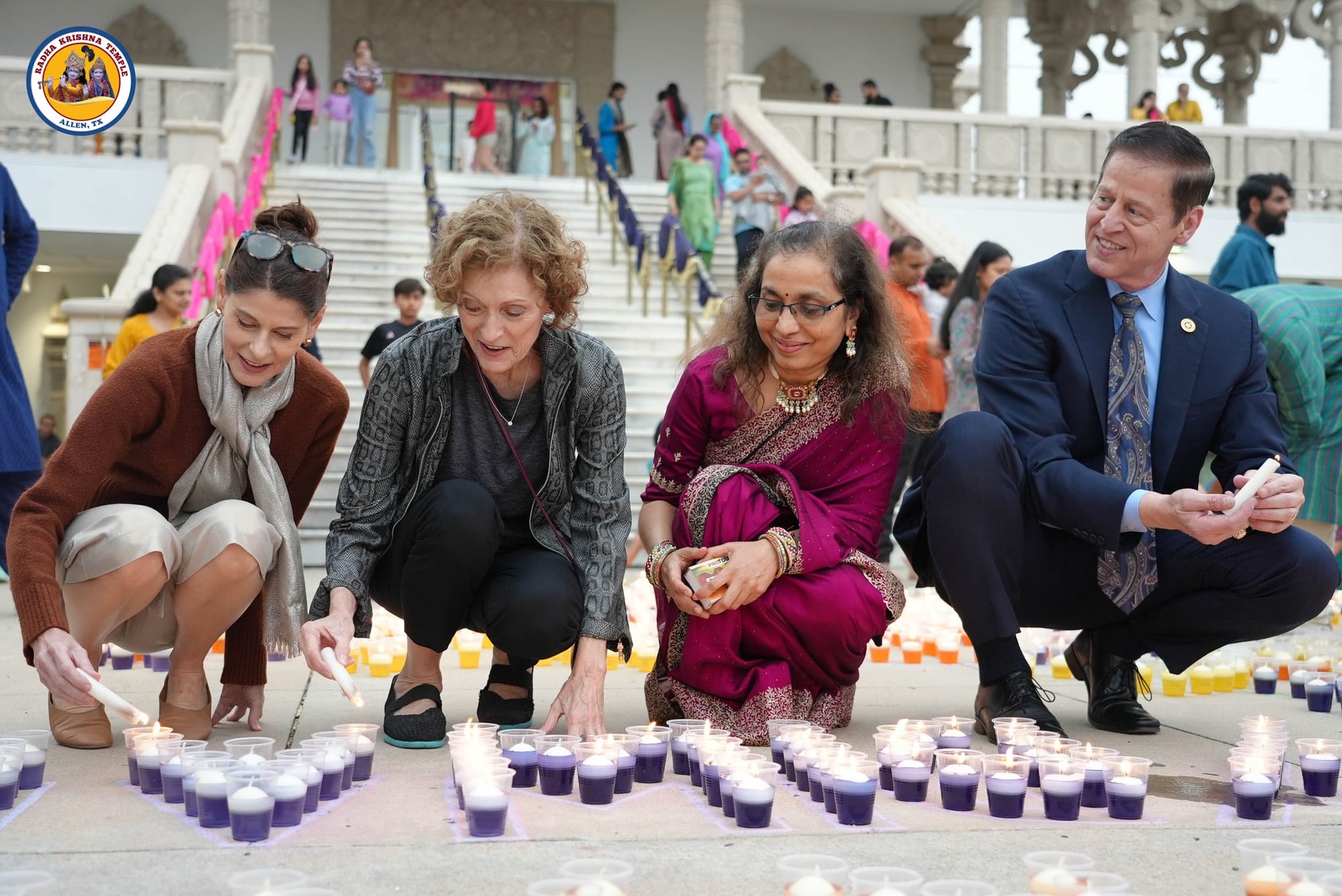 Diwali 2024: Celebrations at Radha Krishna Temple