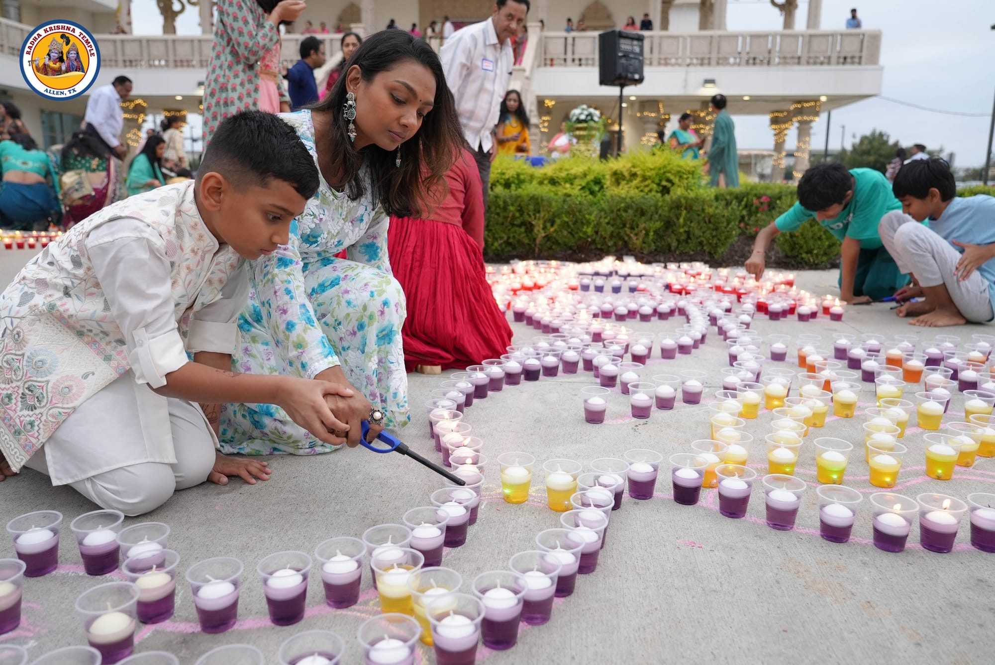 Diwali 2024: Celebrations at Radha Krishna Temple