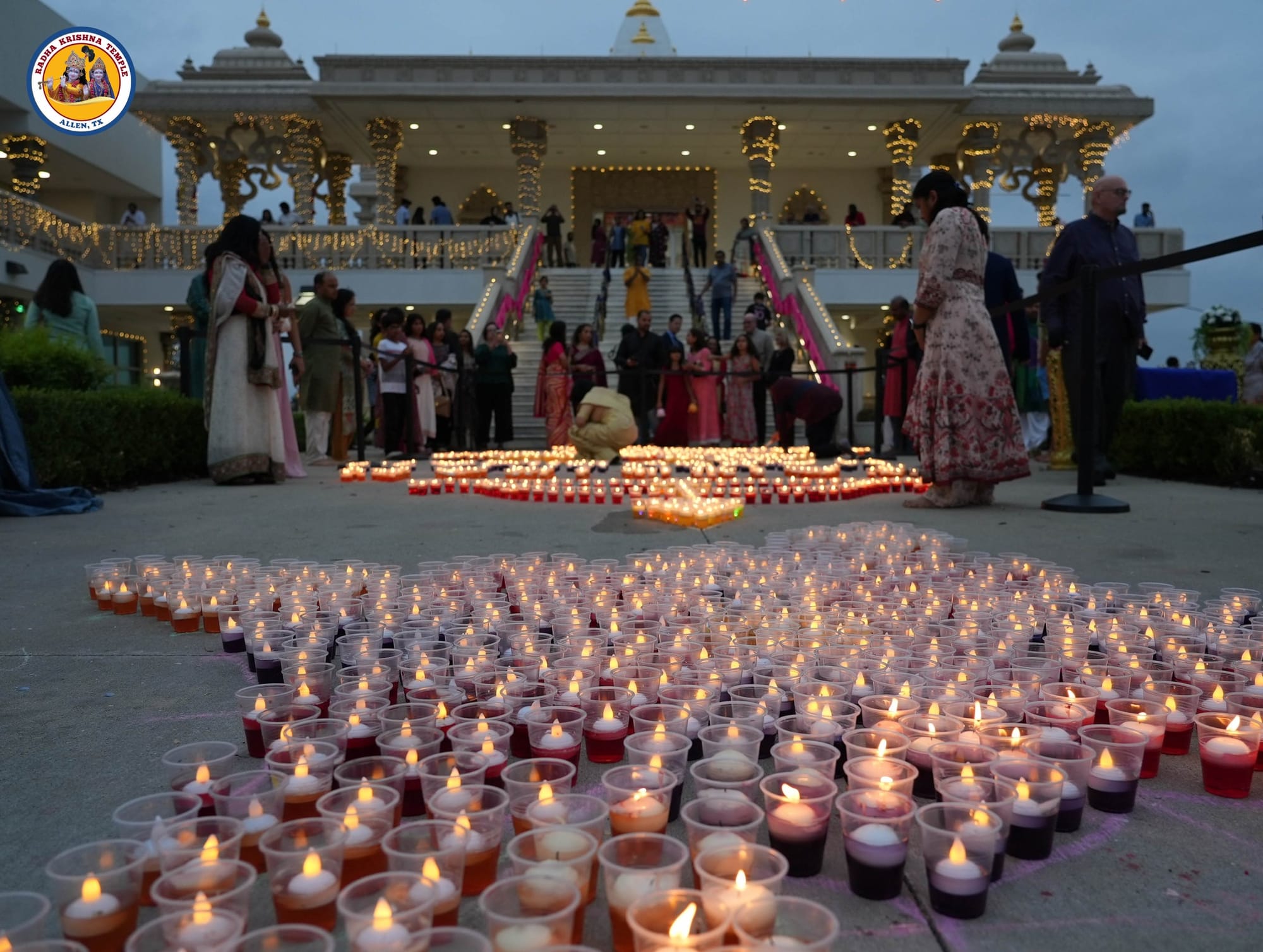 Diwali 2024: Celebrations at Radha Krishna Temple