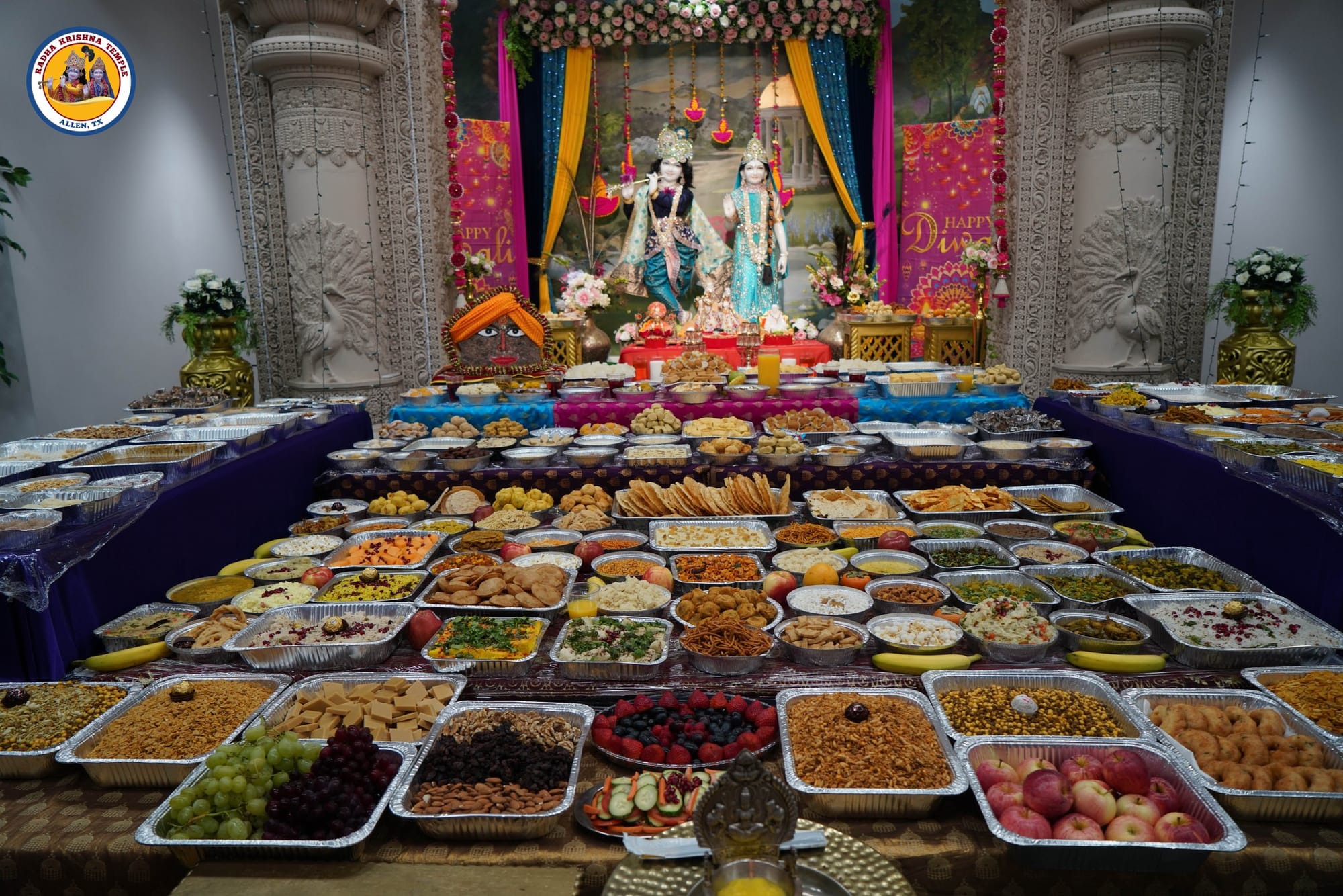 Diwali 2024: Celebrations at Radha Krishna Temple