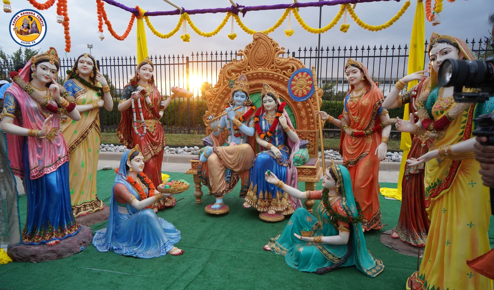 Diwali 2024: Celebrations at Radha Krishna Temple