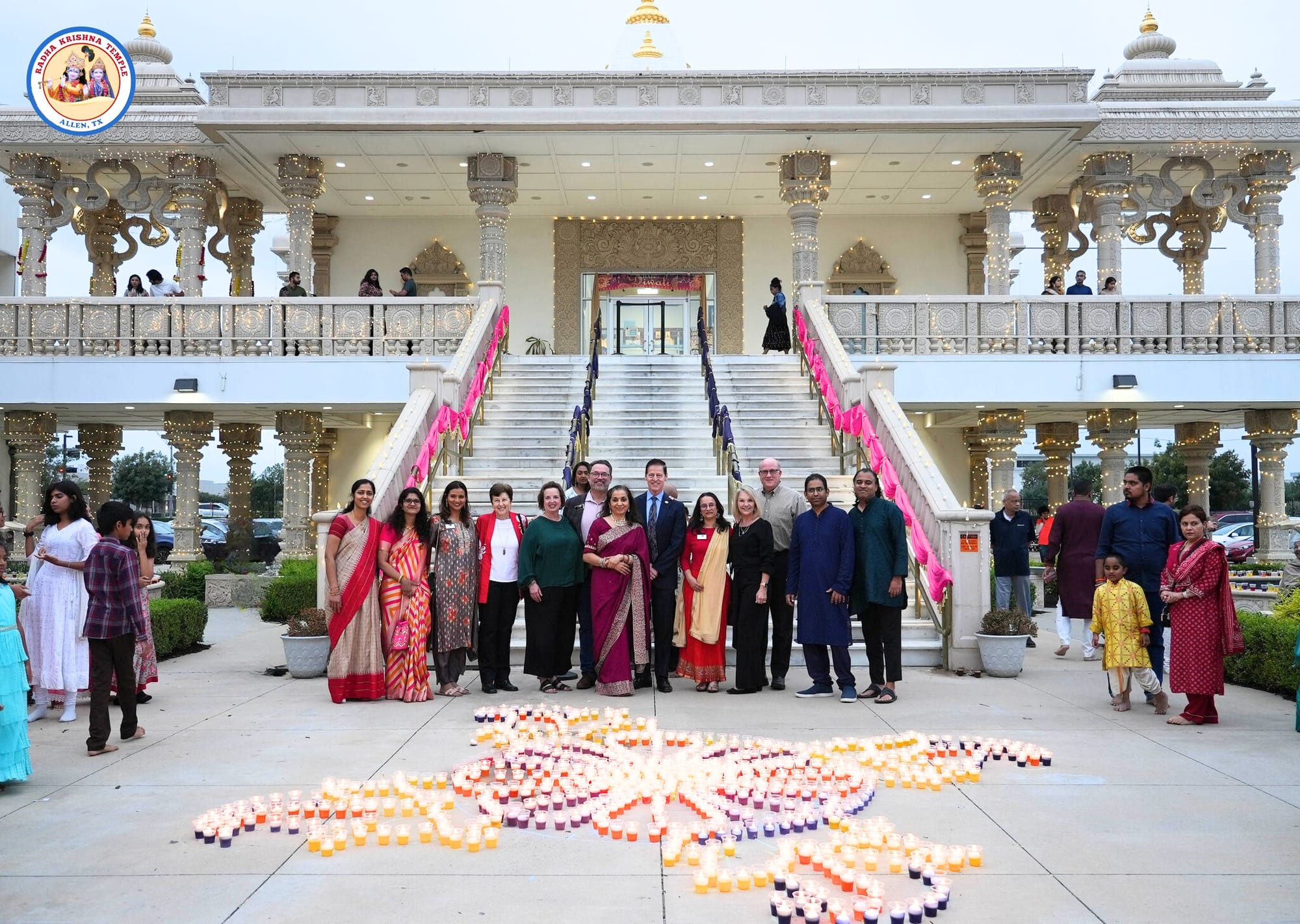 Diwali 2024: Celebrations at Radha Krishna Temple