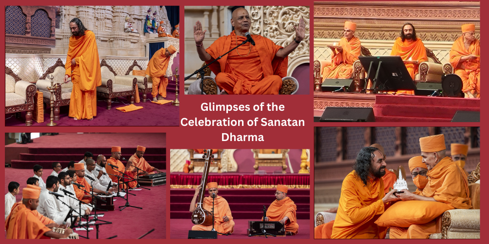 Swami Mukundananda Inspires Devotees at the Grand Celebration of Sanatan Dharma