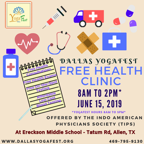 Free Comprehensive Health Clinic Comes To Allen At Dallas Yogafest