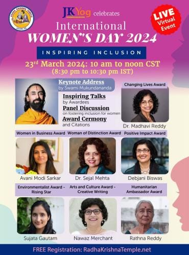 Inspiring Inclusion, Empowerment, and Equity: JKYog’s IWD 2024