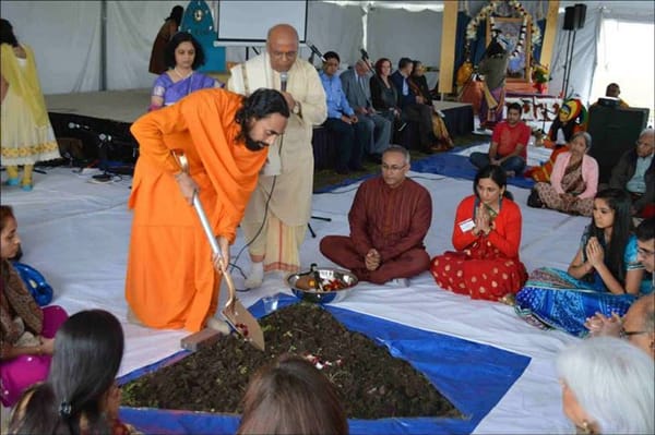 Bhoomi Pujan-Radha Krishna Temple of Dallas