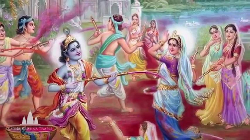 RadhaKrishna-Holi