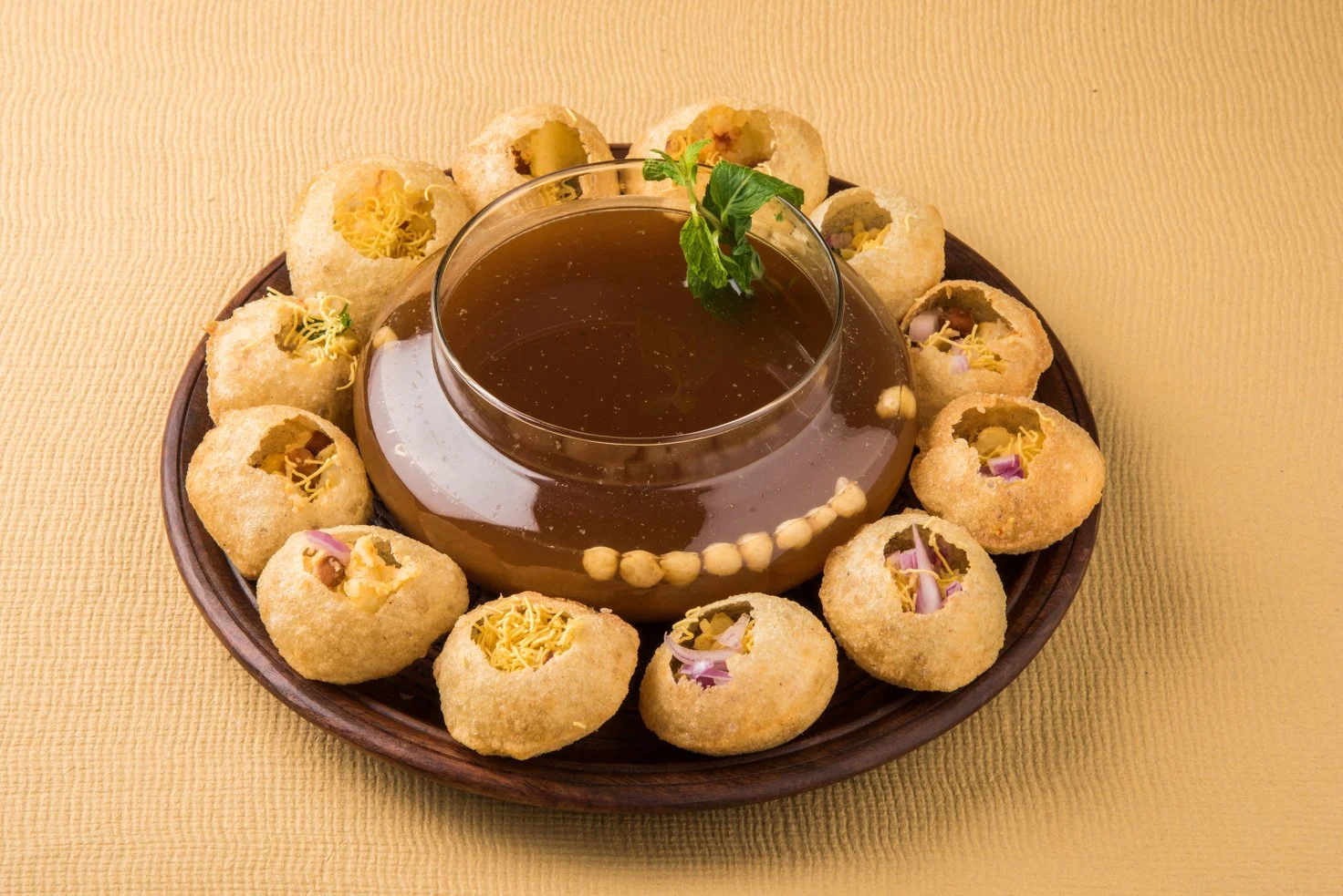 Pani Puri or panipuri, Golgappe or gol gappe, Chat item