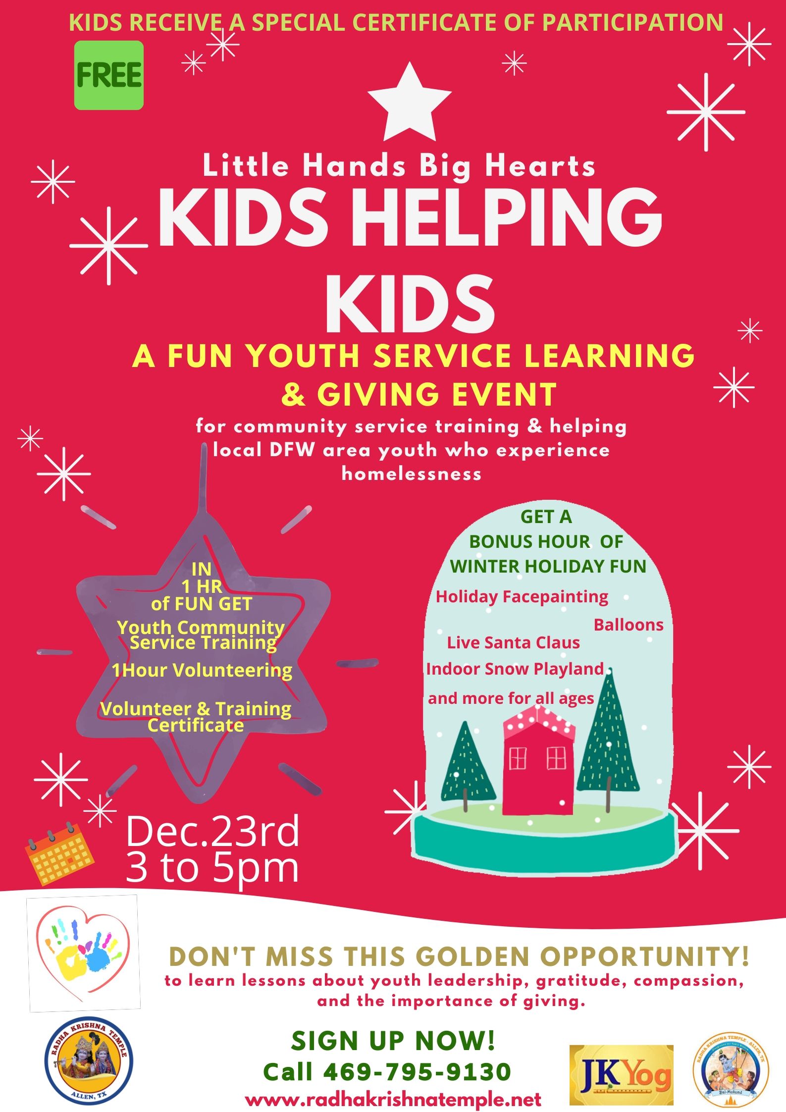 Youth Holiday Event