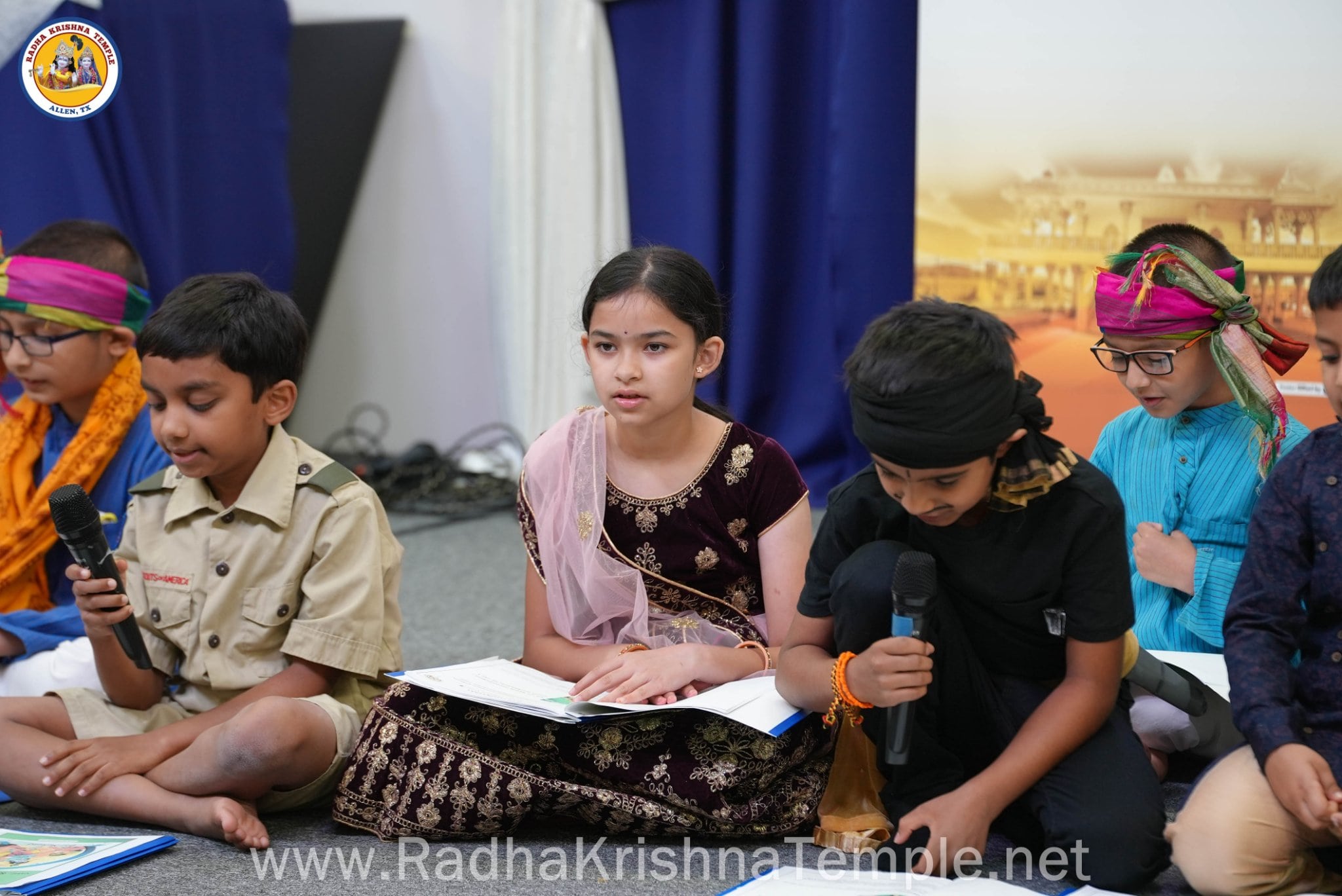 Radha Krishna love on Valentines Day in Radha Krishna Temple of Dallas