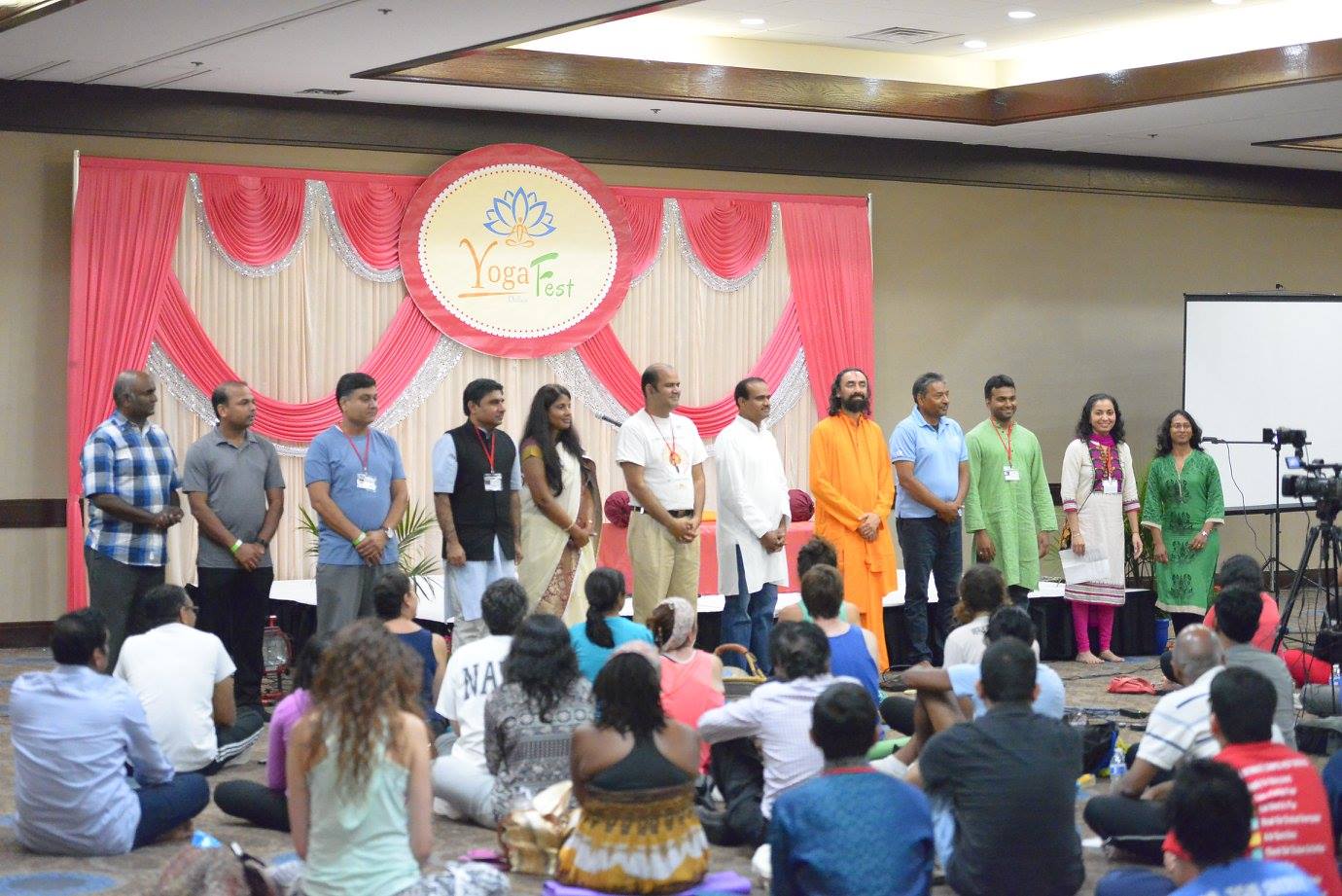 International Festival of Yoga Volunteers with Swami Mukundananda