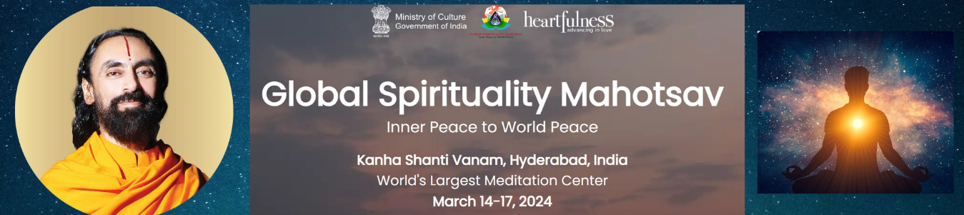 Swami Mukundananda at the Global Spirituality Mahotsav